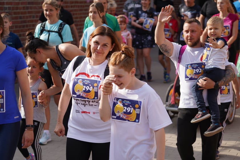 Uczestnicy Biegu Rodzinnego we Wrocławiu