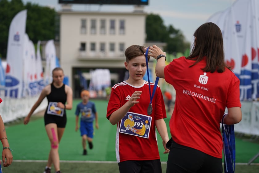 Uczestnicy Biegu Rodzinnego we Wrocławiu
