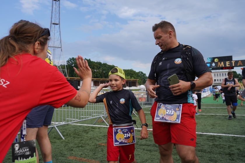 Uczestnicy Biegu Rodzinnego we Wrocławiu