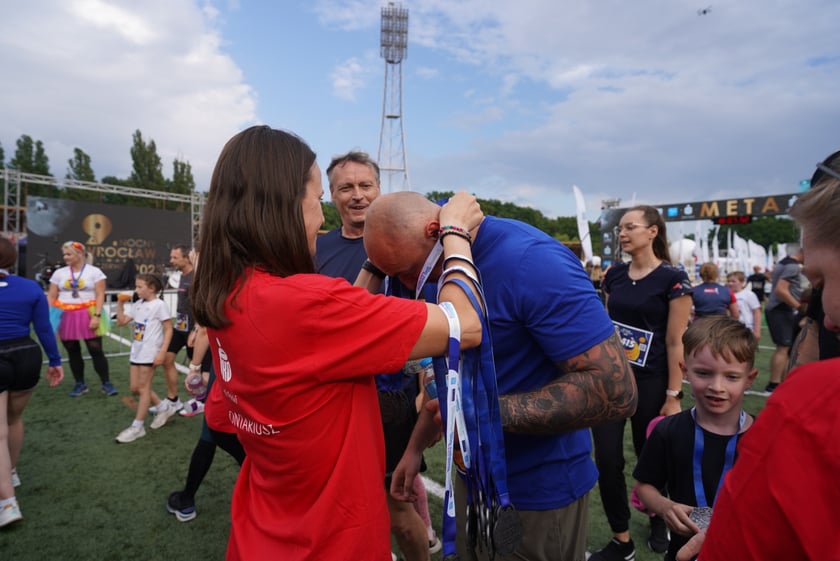 Uczestnicy Biegu Rodzinnego we Wrocławiu