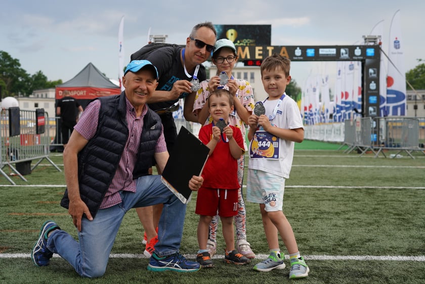 Uczestnicy Biegu Rodzinnego we Wrocławiu