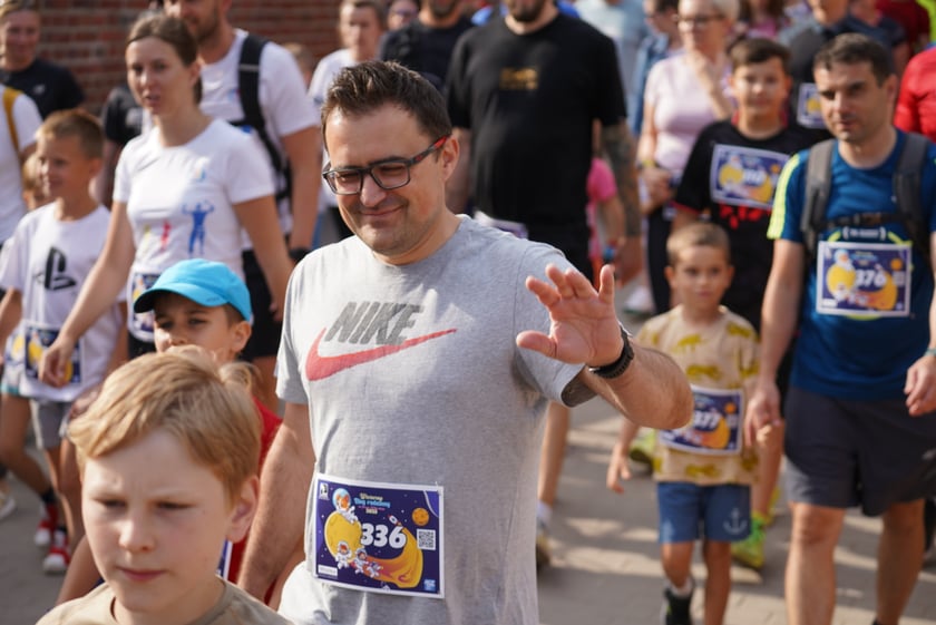 Uczestnicy Biegu Rodzinnego we Wrocławiu