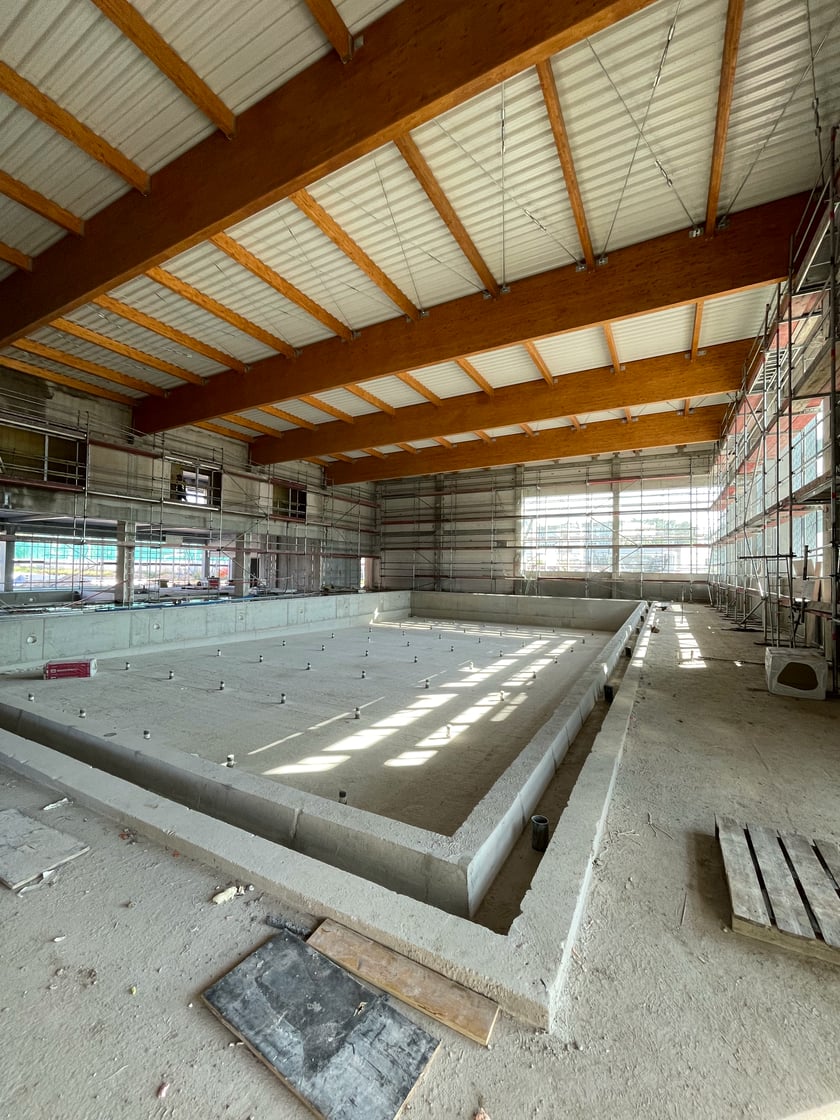 Aquapark na Zakrzowie we Wrocławiu. Zdjęcia z budowy