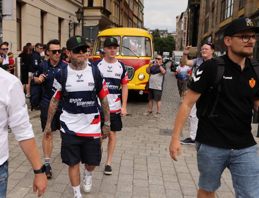 gwiazdy żużla na wrocławskim Rynku, 27.07.2023