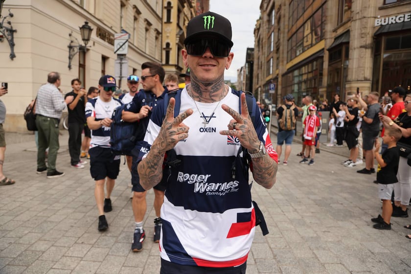 gwiazdy żużla na wrocławskim Rynku, 27.07.2023