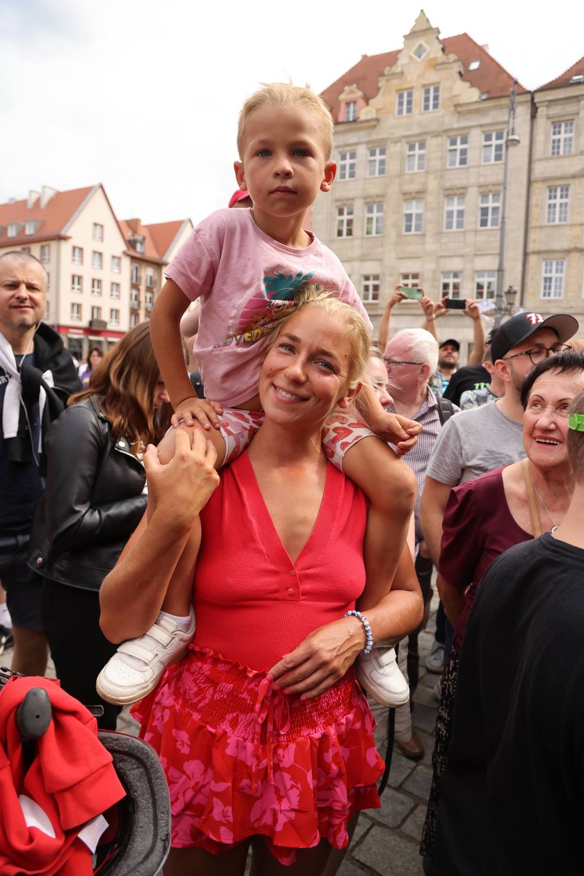 gwiazdy żużla na wrocławskim Rynku, 27.07.2023