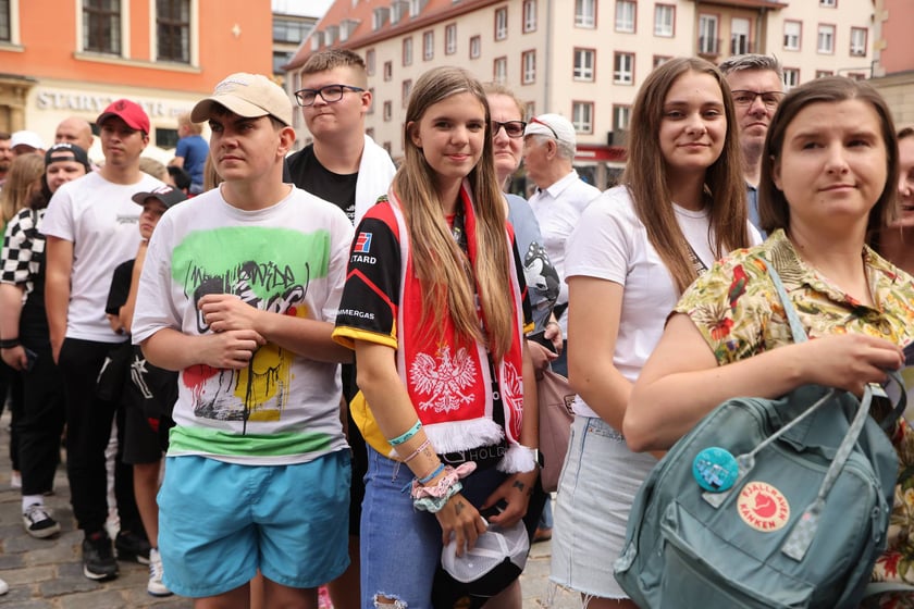 gwiazdy żużla na wrocławskim Rynku, 27.07.2023