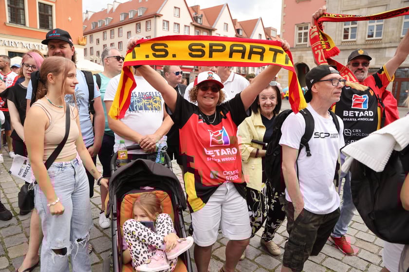 gwiazdy żużla na wrocławskim Rynku, 27.07.2023