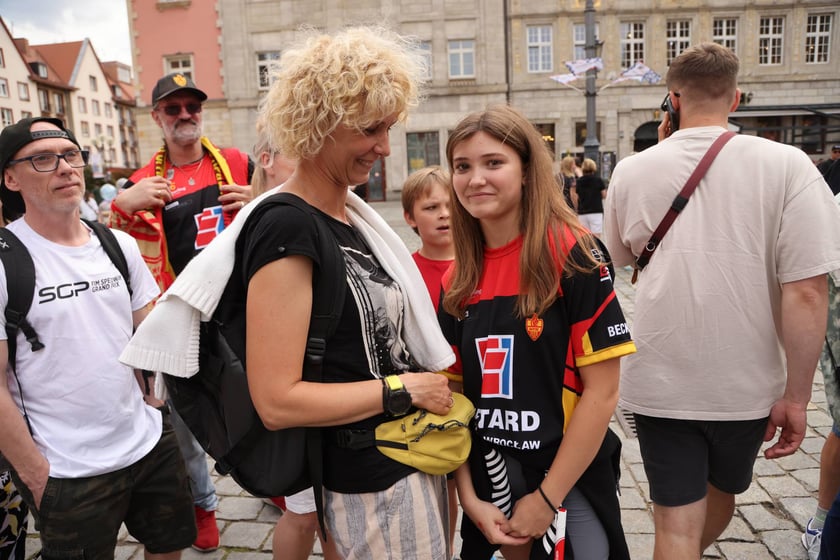 gwiazdy żużla na wrocławskim Rynku, 27.07.2023