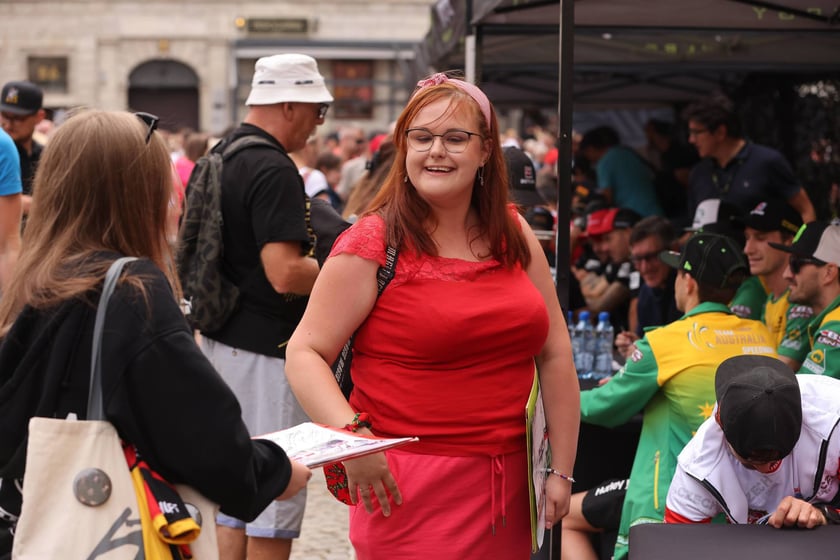 gwiazdy żużla na wrocławskim Rynku, 27.07.2023