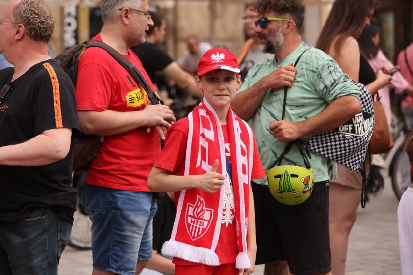 gwiazdy żużla na wrocławskim Rynku, 27.07.2023