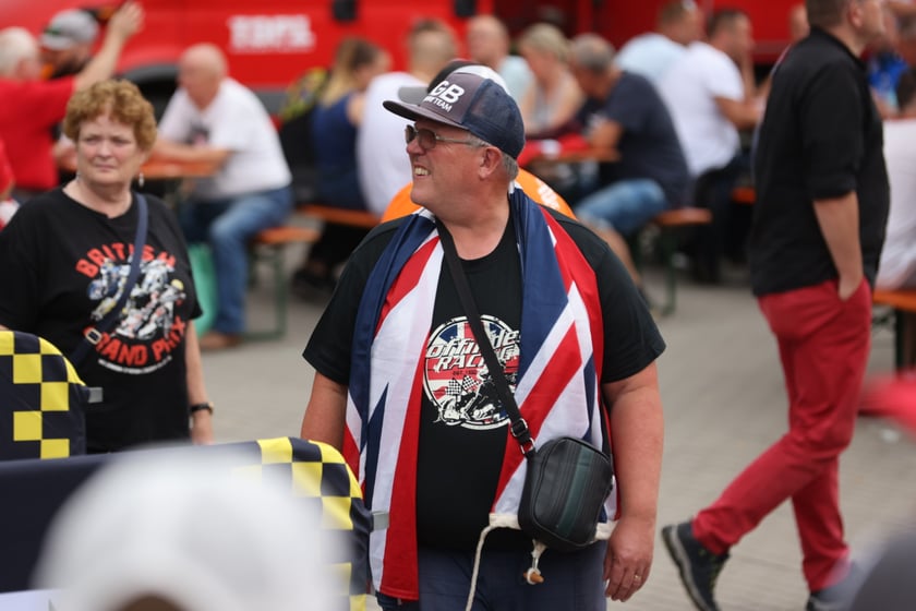 Kibice podczas Drużynowego Pucharu Świata w żużlu, Wrocław, 29 lipca 2023