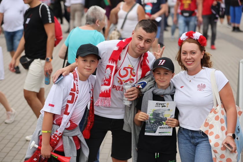 Kibice podczas Drużynowego Pucharu Świata w żużlu, Wrocław, 29 lipca 2023