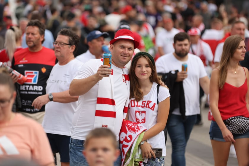 Kibice podczas Drużynowego Pucharu Świata w żużlu, Wrocław, 29 lipca 2023