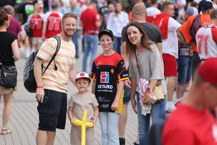 Kibice podczas Drużynowego Pucharu Świata w żużlu, Wrocław, 29 lipca 2023