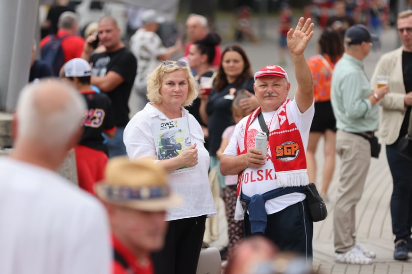 Kibice podczas Drużynowego Pucharu Świata w żużlu, Wrocław, 29 lipca 2023