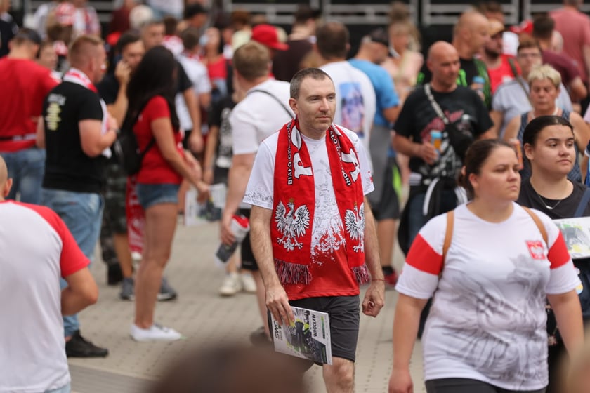 Kibice podczas Drużynowego Pucharu Świata w żużlu, Wrocław, 29 lipca 2023