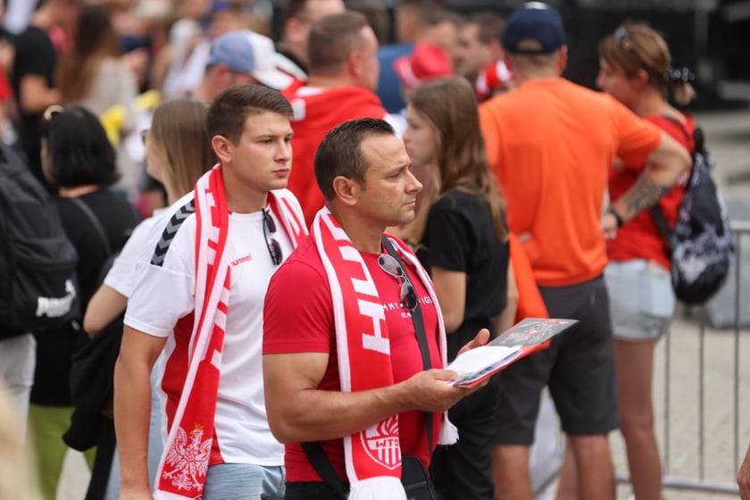 Kibice podczas Drużynowego Pucharu Świata w żużlu, Wrocław, 29 lipca 2023