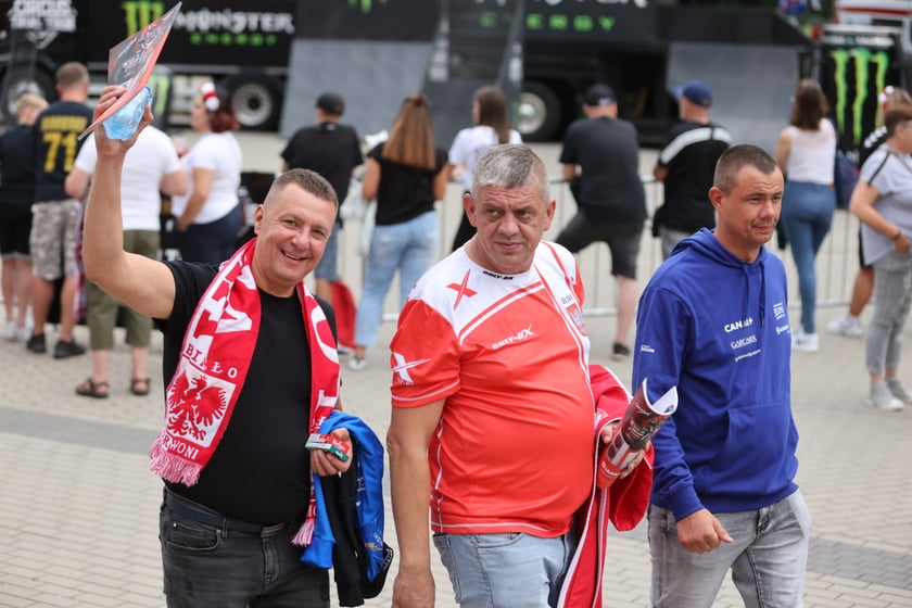 Kibice podczas Drużynowego Pucharu Świata w żużlu, Wrocław, 29 lipca 2023