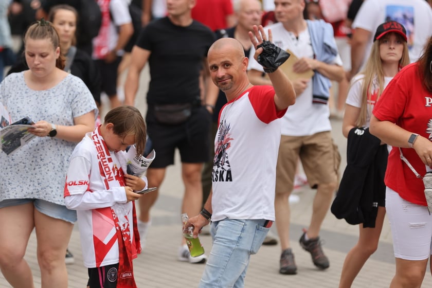 Kibice podczas Drużynowego Pucharu Świata w żużlu, Wrocław, 29 lipca 2023