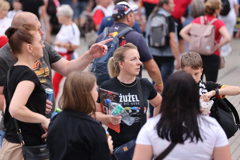 Kibice podczas Drużynowego Pucharu Świata w żużlu, Wrocław, 29 lipca 2023