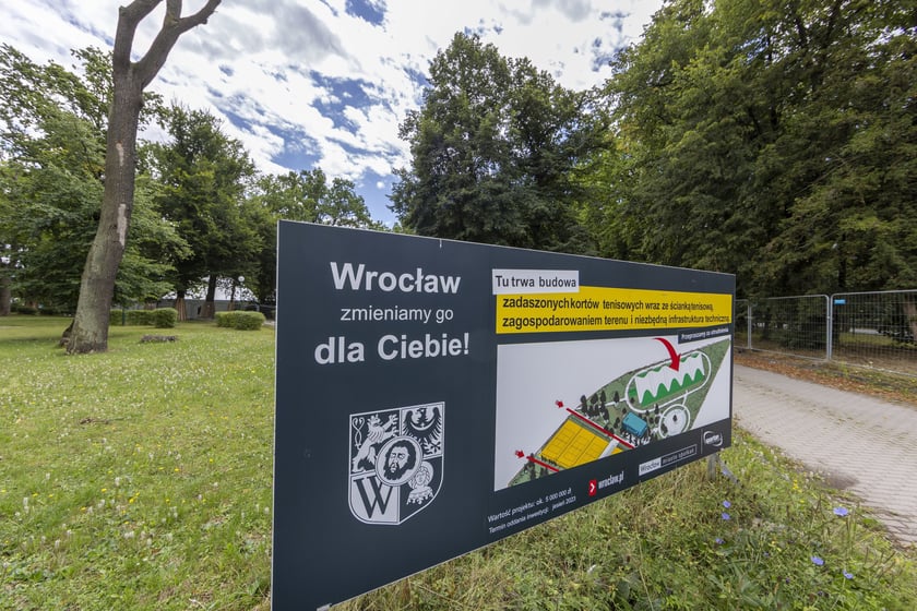Nowa hala tenisowa i teren ośrodka tenisowego WCT Spartan przy ul. Pułtuskiej
