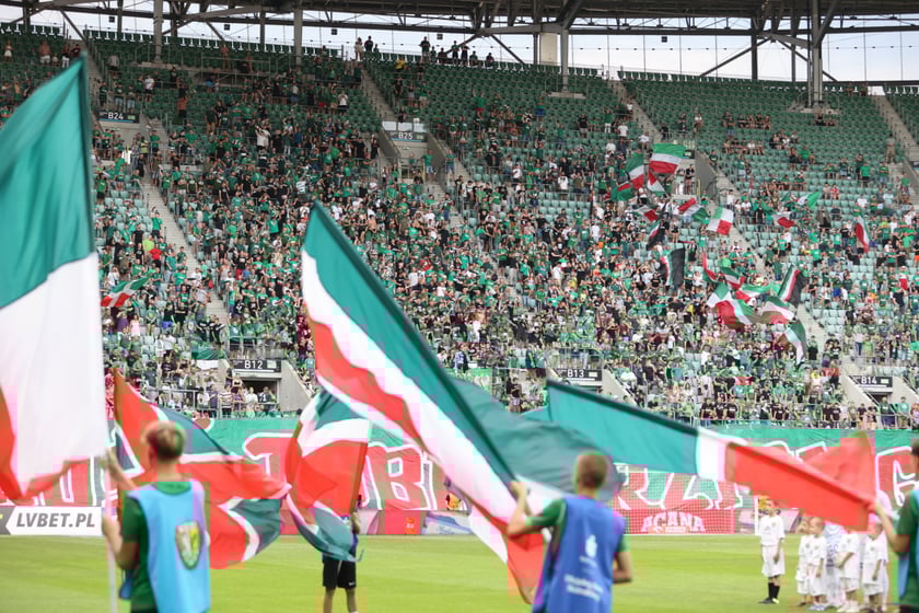 Mecz Śląsk Wrocław - Lech Poznań na Tarczyński Arena.