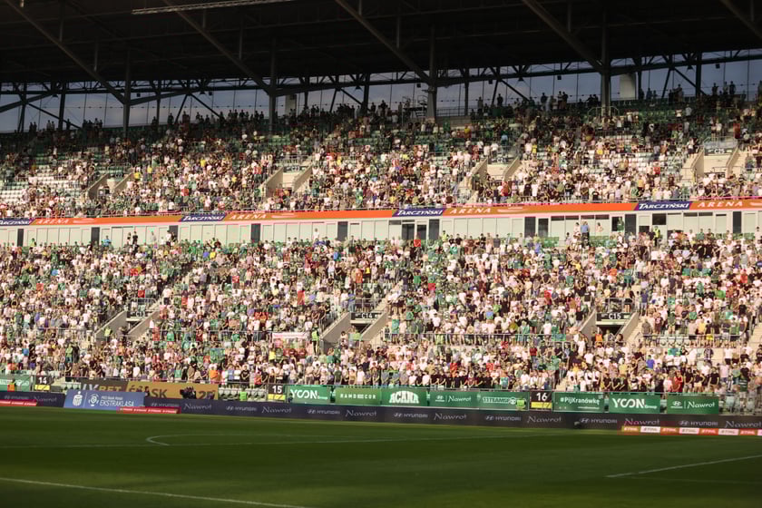 Mecz Śląsk Wrocław - Lech Poznań na Tarczyński Arena.