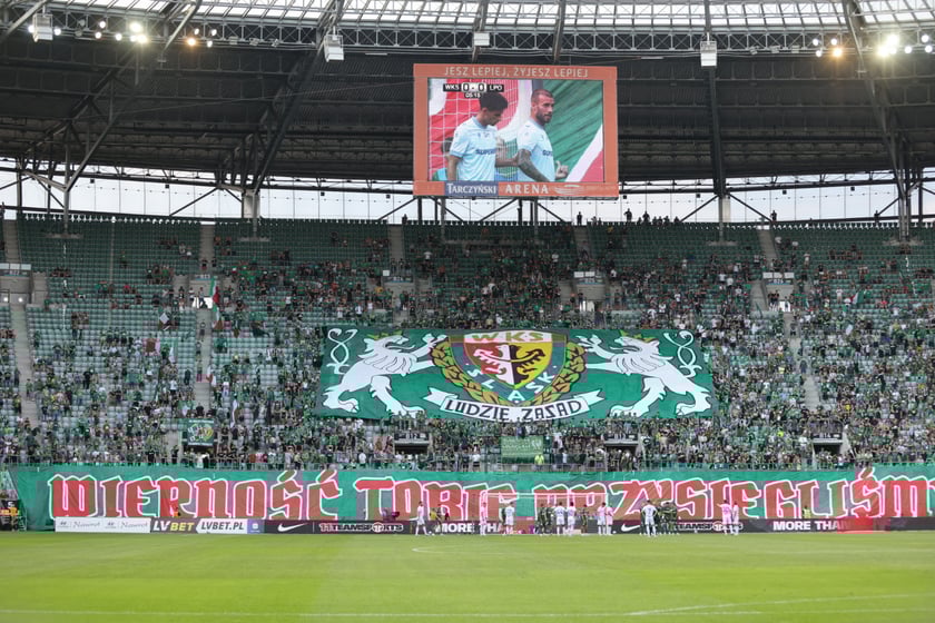 Mecz Śląsk Wrocław - Lech Poznań na Tarczyński Arena.