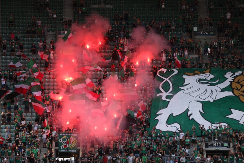 Mecz Śląsk Wrocław - Lech Poznań na Tarczyński Arena.