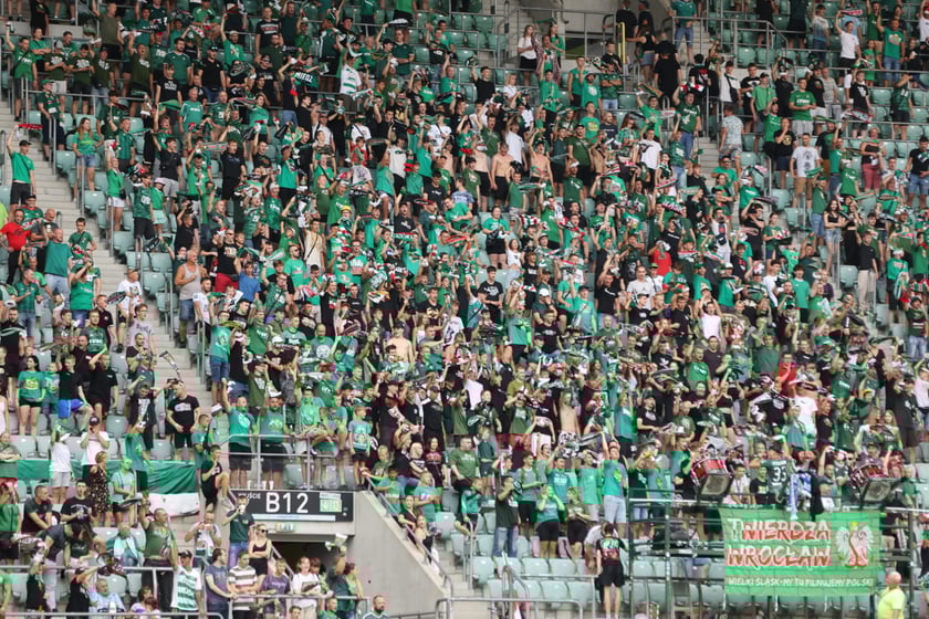 Mecz Śląsk Wrocław - Lech Poznań na Tarczyński Arena.