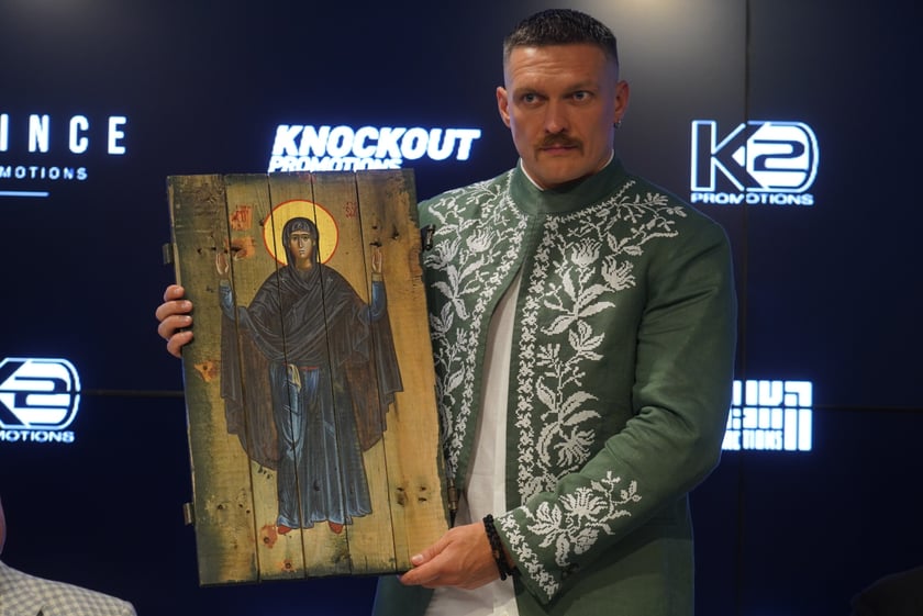 Konferencja prasowa przed walką Usyk vs. Dubois, sierpień 2023