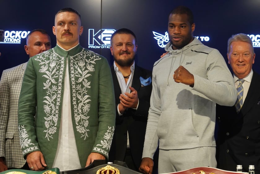 Konferencja prasowa przed walką Usyk vs. Dubois, sierpień 2023