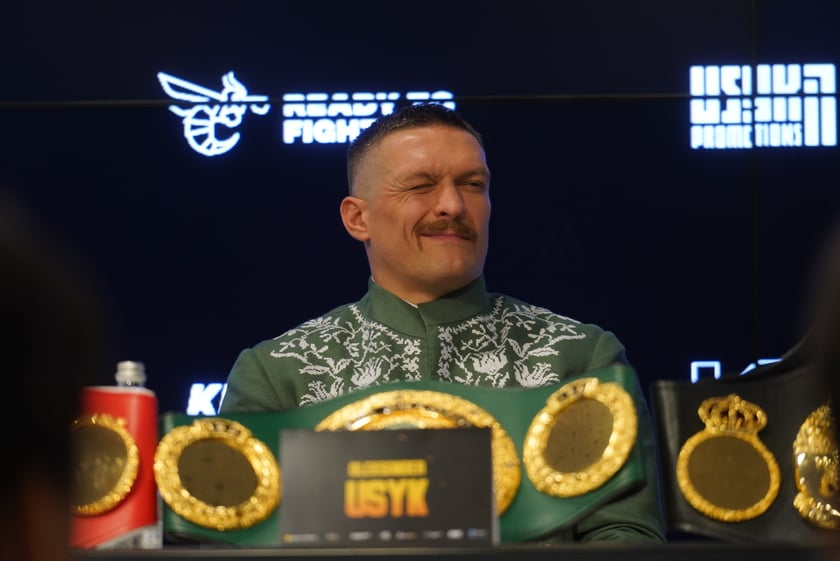 Konferencja prasowa przed walką Usyk vs. Dubois, sierpień 2023