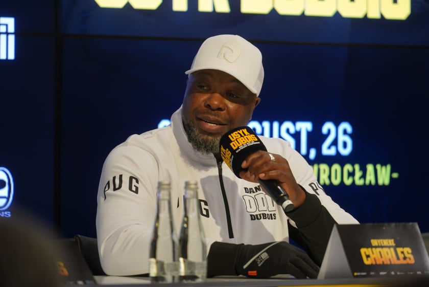 Konferencja prasowa przed walką Usyk vs. Dubois, sierpień 2023