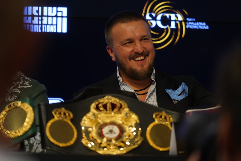 Konferencja prasowa przed walką Usyk vs. Dubois, sierpień 2023