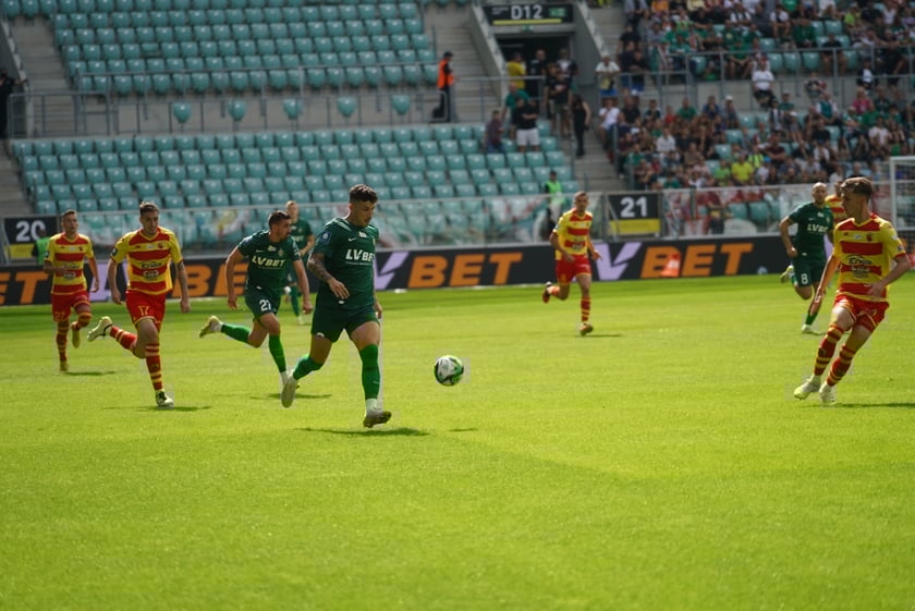 Mecz Śląska z Jagiellonią na Tarczyński Arena