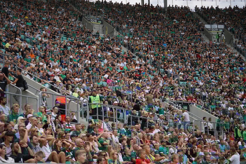 Mecz Śląska z Jagiellonią na Tarczyński Arena