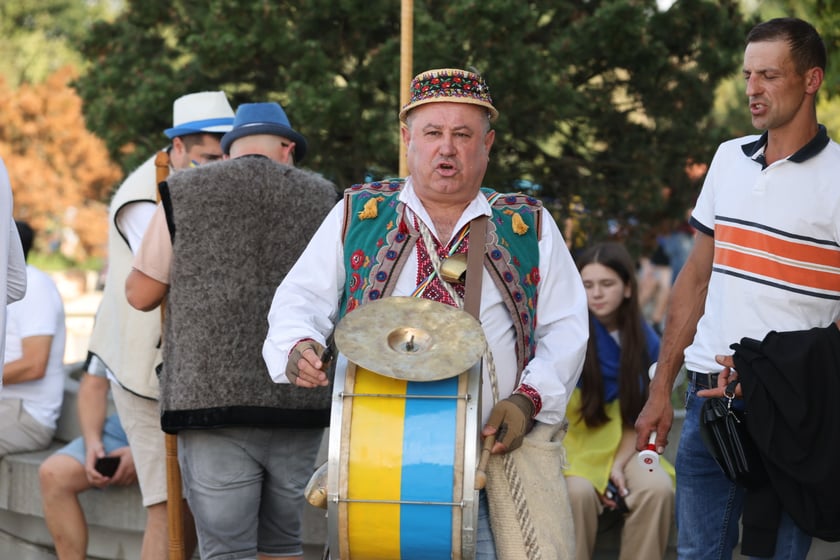 Kibice na meczu Ukraina - Anglia