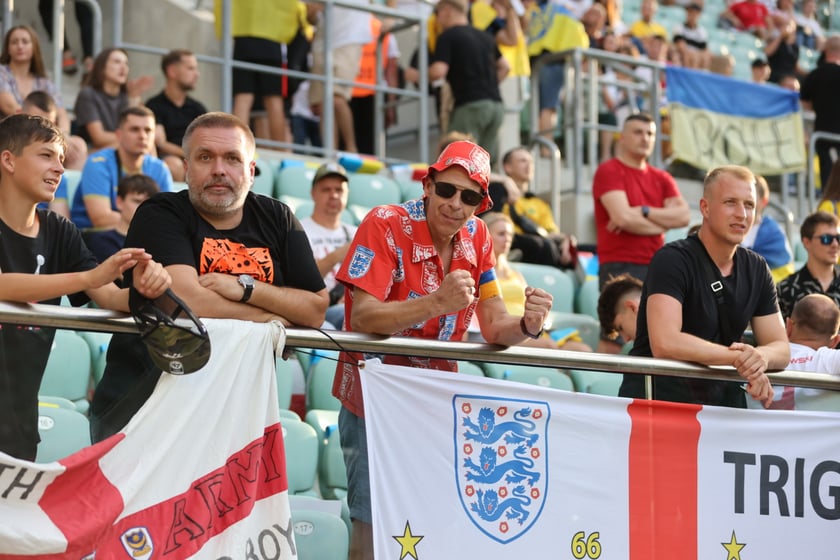 Mecz Ukraina - Anglia we Wrocławiu