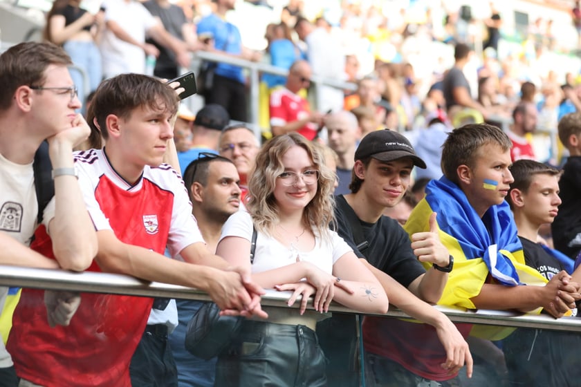 Mecz Ukraina - Anglia we Wrocławiu