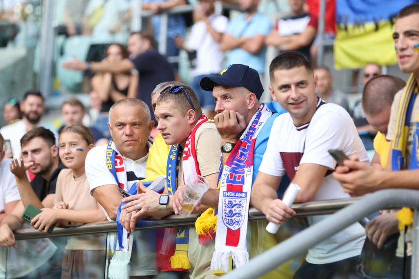 Mecz Ukraina - Anglia we Wrocławiu