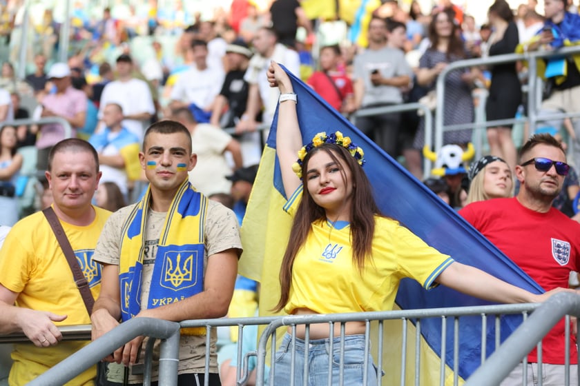 Mecz Ukraina - Anglia we Wrocławiu