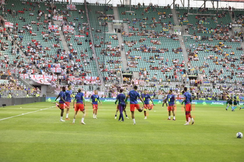 Mecz Ukraina - Anglia we Wrocławiu