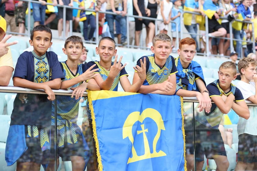 Mecz Ukraina - Anglia we Wrocławiu