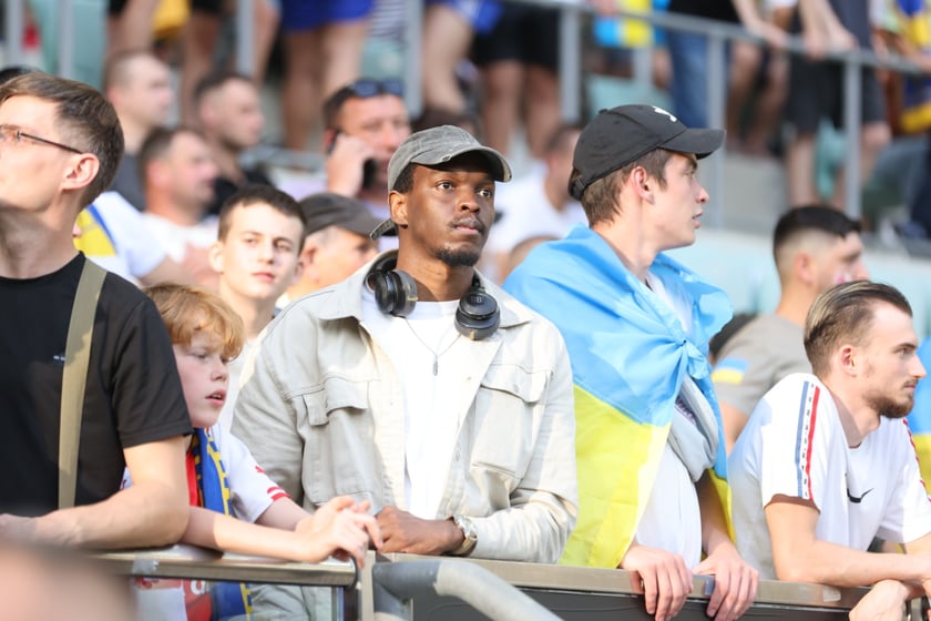 Mecz Ukraina - Anglia we Wrocławiu