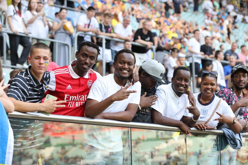 Mecz Ukraina - Anglia we Wrocławiu