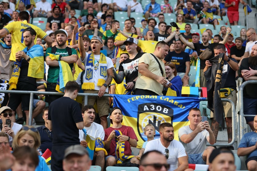 Mecz Ukraina - Anglia we Wrocławiu