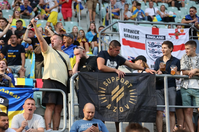 Mecz Ukraina - Anglia we Wrocławiu