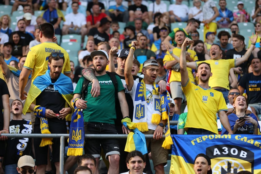 Mecz Ukraina - Anglia we Wrocławiu